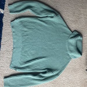 Teal turtle neck sweater from forever 21, size medium.